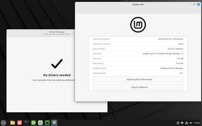 The latest Cinnamon edition in VirtualBox says it needs no drivers – but it does, really The latest Cinnamon edition in VirtualBox says it needs no drivers – but it does, really